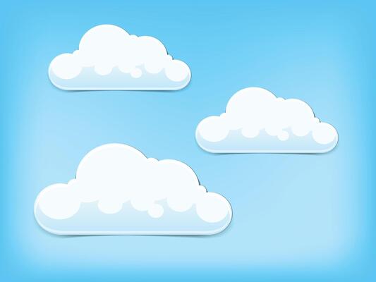 Colorful clouds background