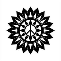 Mandala of Peace - Intricate Design Symbolizing Tranquility, Balance, and Inner Calm vector