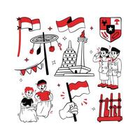 Elements of Independence Day vector