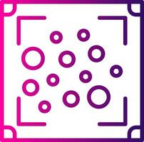 Heat Maps Line Gradient Icon vector