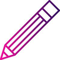 Pen Line Gradient Icon vector