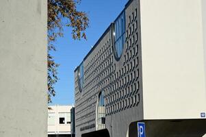 a building with a clock on it photo