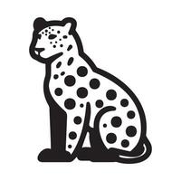 Stylish Leopard Illustration for Modern Designs vector