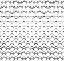 Seamless pattern with ink stars drawing vector