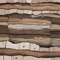 Abstract wall Woody texture types background, Wooden material textured vector