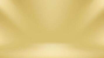 Gold studio background. Abstract gradient backdrop presentation product design. vector