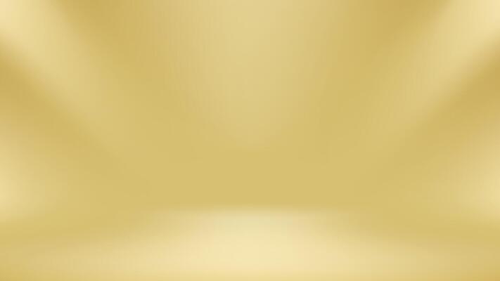 Gold studio background. Abstract gradient backdrop presentation product design.