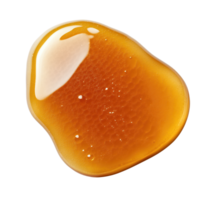 Honey blob, glossy texture, isolated on transparent background. png