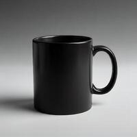 Ready-to-customize coffee mug mockup template photo