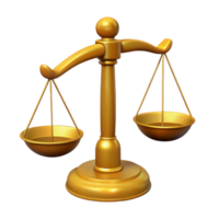 Golden Scales of Justice Symbol of Equality and Fairness png