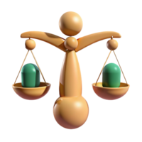 Scales of Justice Symbol of Balance and Fairness png
