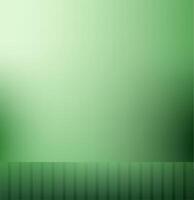 Green background with wood floor effect vector