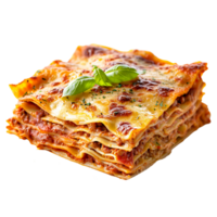 Lasagna isolated on transparent background png