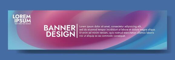 Abstract horizontal Gradient background Template vector