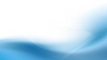 Abstract Blue Gradient Background With Curved Lines vector