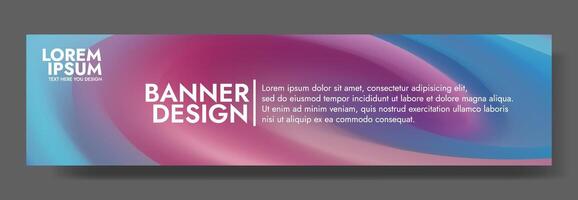 Abstract horizontal Gradient background Template vector
