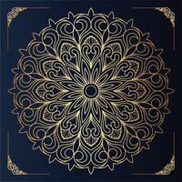 Luxurious mandala pattern background, luxury mandala invitation greeting card design, circular pattern design, vector