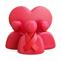 Support and Compassion A Heart-Shaped Symbol of Unity png