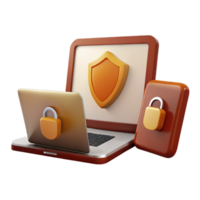 Secure Your Digital Life Online Protection with a Shield and Lock png