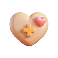 Heart Shaped Game Controller with Plus and Heart Buttons png