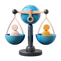 Global Equality Balancing the Scales of Justice png