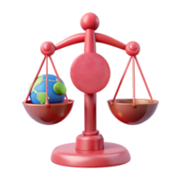 Balancing the Scales The Earth on One Side png