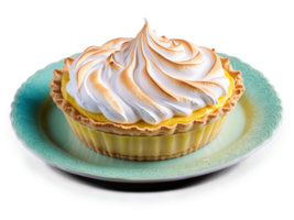 Lemon Meringue Pie Tart and sweet lemon meringue pie with fluffy meringue topping refreshing dessert png