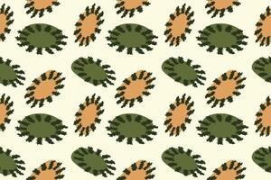 Abstract shapes seamless repeat pattern vector
