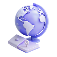Global Exploration Discover the World with a Passport and a Globe png
