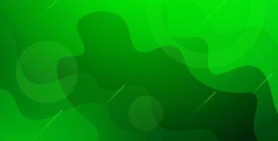minimal abstract green gradient color with dynamic shape composition design trendy background. vector