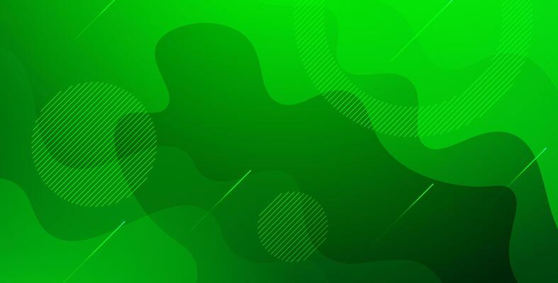 minimal abstract green gradient color with dynamic shape composition design trendy background.