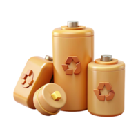 Recyclable Batteries Environmentally Friendly Power Source png