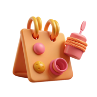Colorful Playtime Toy with Buttons and Rotating Features png
