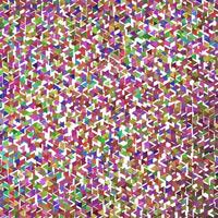 Abstract geometric background. Modern overlapping triangles. Random position triangle vector