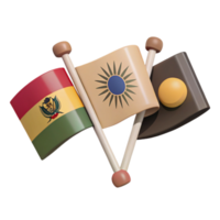 Three Flags Waving, Symbol of Unity and Diversity png