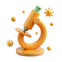 Microscope and Viruses Exploring the Microscopic World png
