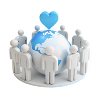 Global Unity and Love A Symbol of Togetherness png