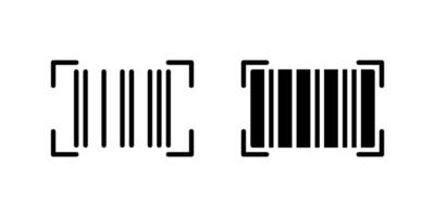 Barcode for product identification vector
