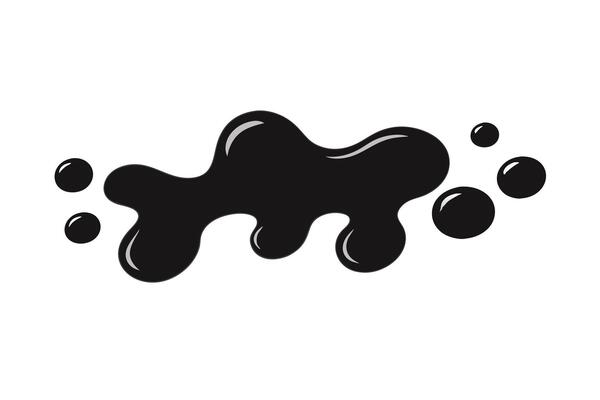 Abstract Water Splash Silhouette Illustration for Creative Concepts