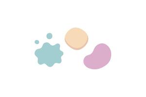Watercolor Textured Elements Collection Design for Artistic Creations and Decorative Use vector