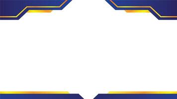 Abstract background design with a combination of gold and blue so it looks elegant, modern background vector