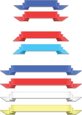 colorful ribbons illustration