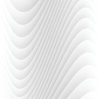 Gray and white abstract background with flowing particles. Digital future technology concept. Abstract white paper wave background and abstract gradient and white wave curve lines. vector
