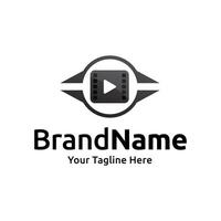 A logo for a player vector