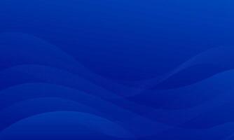 Abstract Blue Wave Background With Curved Lines vector