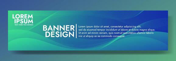 Abstract Blue Green Background Design Template vector