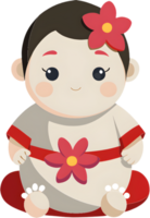 Sweet Baby Clipart with Innocent Eyes. . png