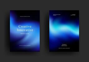 Abstract gradient poster template. Modern Covers Design. Mesh gradient background design. Trendy front page design for Banner and poster vector
