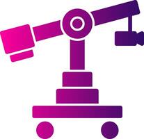 Camera Crane Glyph Gradient Icon vector