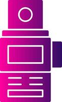 Camera Meter Glyph Gradient Icon vector